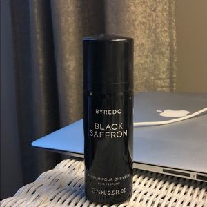 Used twice!  Byredo Black Saffron for hair!